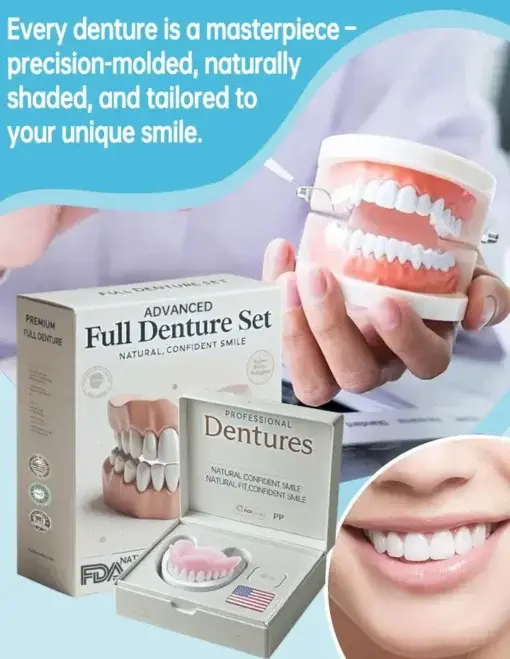 NESLEMY™- Advanced Customized Full Denture Set