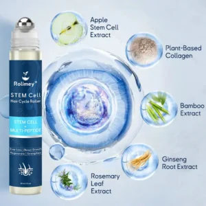 ✅US Owned and Operated: 𝙍𝙤𝙡𝙞𝙢𝙚𝙮® 𝙎𝙏𝙀𝙈 𝘾𝙚𝙡𝙡 𝙃𝙖𝙞𝙧 𝘾𝙮𝙘𝙡𝙚 𝙍𝙤𝙡𝙡𝙚𝙧 (Male pattern baldness · Thinning hair · Receding hairline · Postpartum hair loss · Stress-related shedding · Ageing hair · Scalp discomfort)