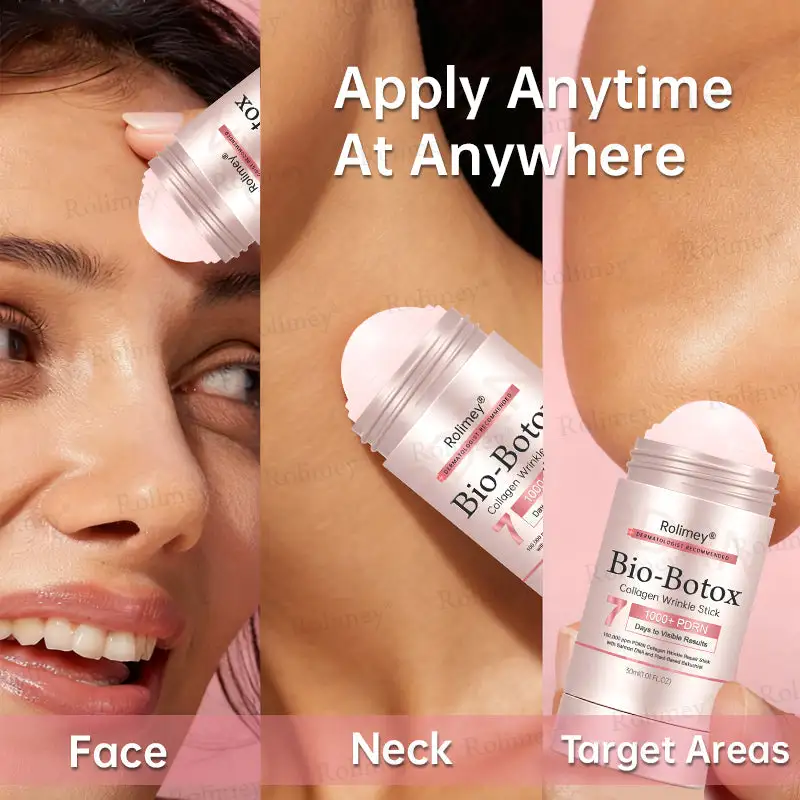 🌿Made and Shipped from UK✨ Rolimey® Bio-Botox PDRN Collagen Wrinkle Stick – Lift, Firm & Smooth Skin with Salmon DNA & Plant-Based Bakuchiol