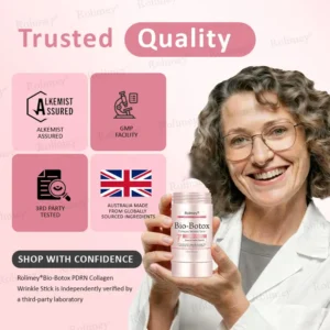 🌿Made and Shipped from UK✨ Rolimey® Bio-Botox PDRN Collagen Wrinkle Stick – Lift, Firm & Smooth Skin with Salmon DNA & Plant-Based Bakuchiol