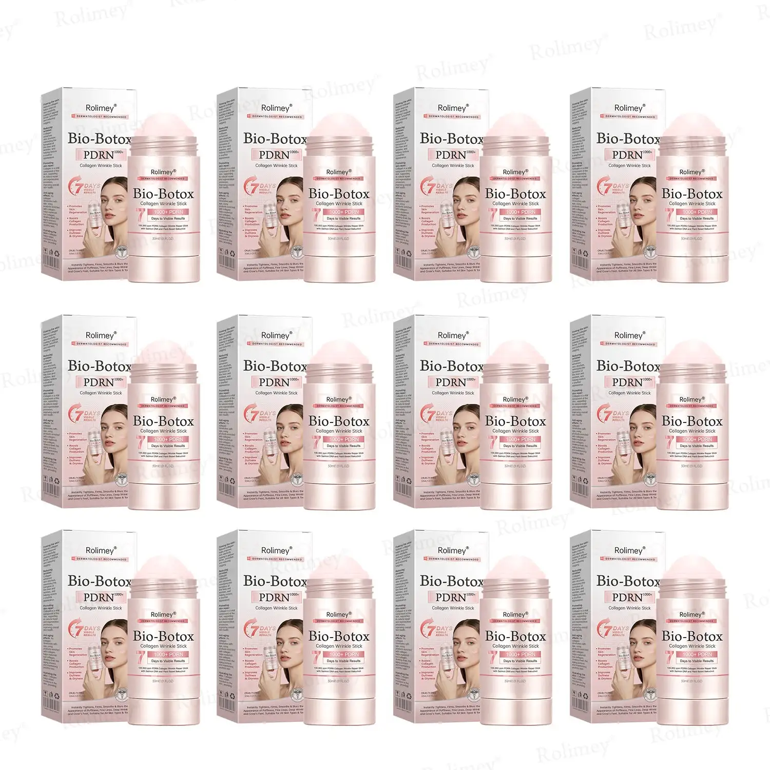 🌿Made and Shipped from UK✨ Rolimey® Bio-Botox PDRN Collagen Wrinkle Stick – Lift, Firm & Smooth Skin with Salmon DNA & Plant-Based Bakuchiol