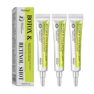 👨‍⚕️✅ Made and shipped from the USA – Rolimey® Botox & Vita-A Retinol Shot tightening and wrinkle-reducing cream – Last day of promotion, 70% OFF