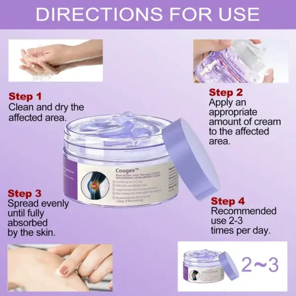 Cougex™Dual Action Joint Therapy Cream