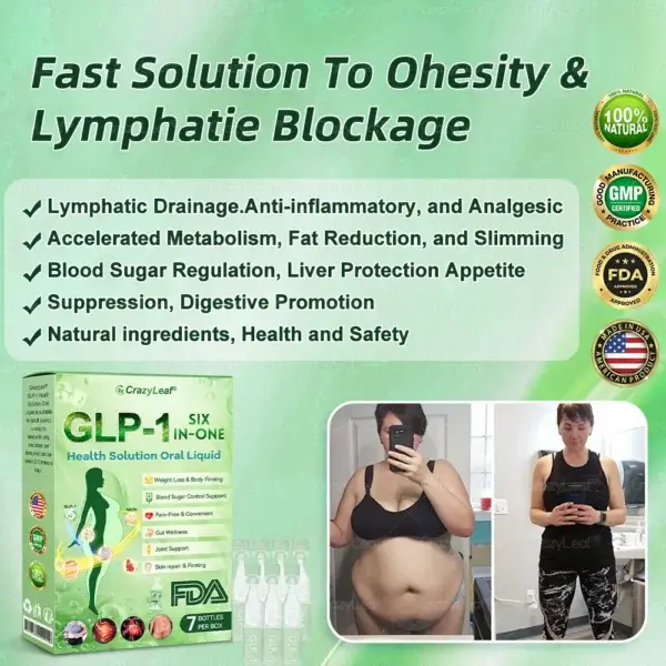 Crazyleaf® GLP-1 Six in One Health Solution Oral Liquid