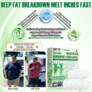 𝑷𝒖𝒓𝒆𝒍𝒐𝒓𝒂® Moringa · Berberine × NAD⁺ 10-in-1 Advanced Nano Microneedle Patch