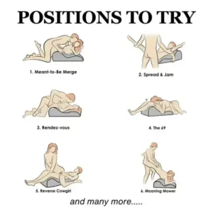 NESLEMY® Position+ Pillow — Gentle hold for deeper, intimate positioning