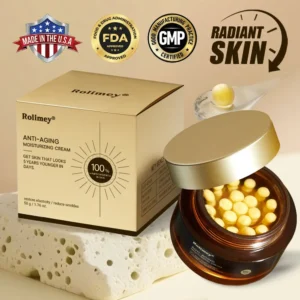 ✅Official Store |🗽👨‍⚕️Rolimey® Anti-Aging Moisturizing Cream with Hyaluronic Acid, Retinol & Collagen – For Face, Neck, Décolleté & Legs – Made in United States – Day & Night Use