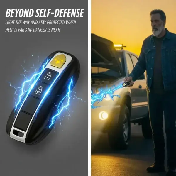 🔦 Voltax ShockForce 75M Stun Car Keychain ⚡ 2026 Flash Sale 75% OFF