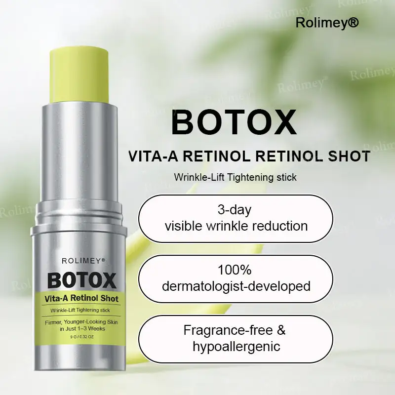🎁🎉Made and Shipped from the USA ✅Rolimey® Botox & Vita-A Retinol Shot Wrinkle-Lift Tightening stick- Last Day Promotion 70% OFF🔥LAST DAY 70% OFF