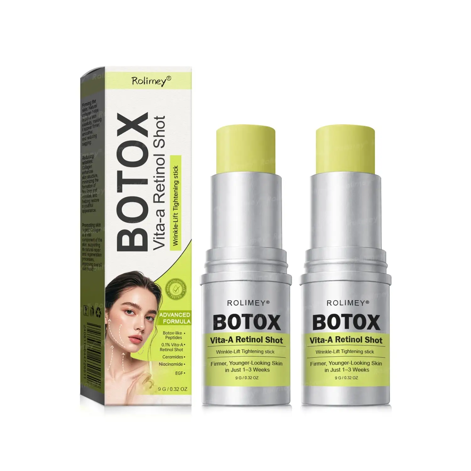 🎁🎉Made and Shipped from the USA ✅Rolimey® Botox & Vita-A Retinol Shot Wrinkle-Lift Tightening stick- Last Day Promotion 70% OFF🔥LAST DAY 70% OFF