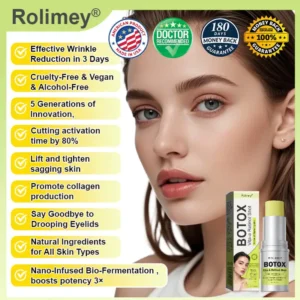 🎁🎉Made and Shipped from the USA ✅Rolimey® Botox & Vita-A Retinol Shot Wrinkle-Lift Tightening stick- Last Day Promotion 70% OFF🔥LAST DAY 70% OFF