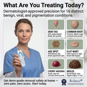 🩵Official Brand Shop | Rolimey® 7-Day Roll-On for Skin Spots and Skin Tags – Pain-Free & Scar-Free
