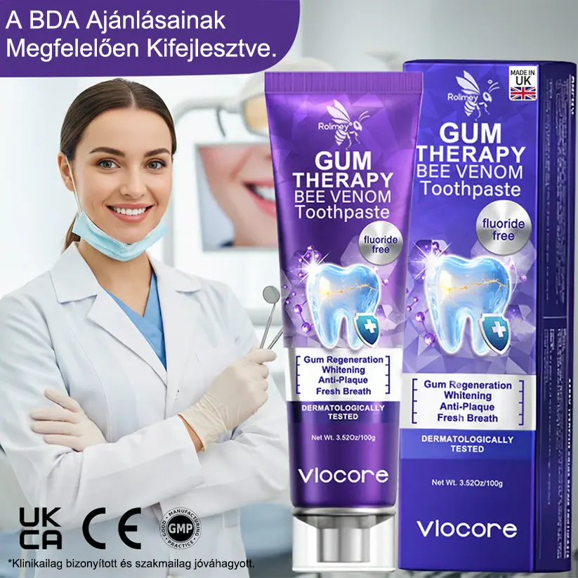 🌟Rolimey® VioCore Méhméreg Fogkezelő Fogkrém🔥
